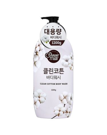 [보리보리]  샤워메이트 클린코튼 바디워시 1.2kg
