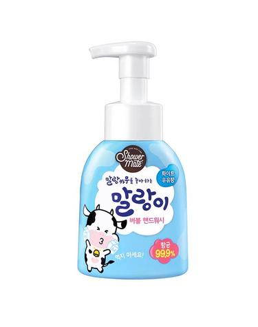[보리보리]  샤워메이트 말랑이 버블 핸드워시 우유 본품 300ml