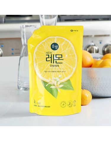 [보리보리]  순샘 레몬 주방세제 리필 1L