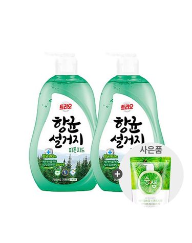 [보리보리] 트리오 천연 피톤치드 750ml 2개+피톤치드 200ml