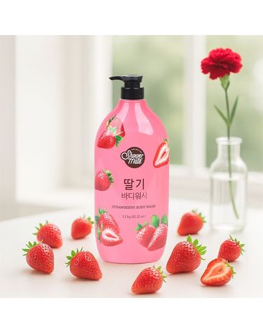 [보리보리] 샤워메이트 딸기 바디워시 1.2kg
