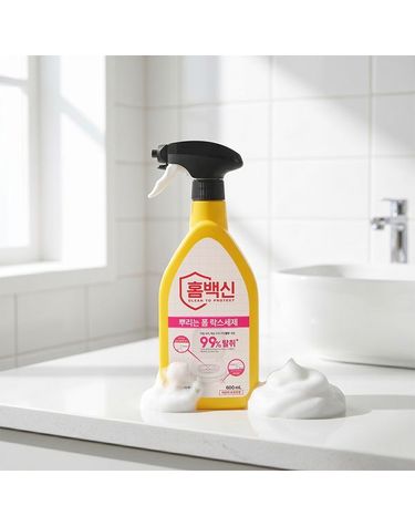 [보리보리] 홈백신 뿌리는 폼 락스세제 시트러스 허브향 600ml