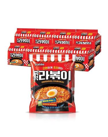 [보리보리]  즉석 라볶이 32개입 4개입번들 x 8개 / 봉지라면