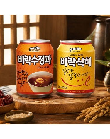 [보리보리]  비락식혜 238ml 24캔 + 비락수정과 238ml 24캔