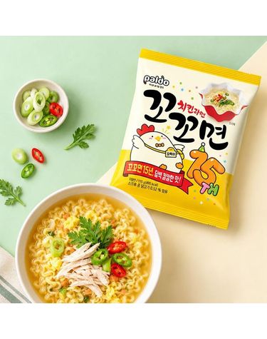 [보리보리]  꼬꼬면 40개입 5개입 x 8개 / 봉지라면