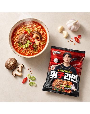 [보리보리]  남자라면 32개입 4개입 x 8개 / 봉지라면
