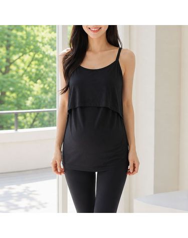 [보리보리] 데일리 수유끈나시 임부복 이너티 산후조리원 준비물 임산부티셔츠 349