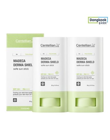 [보리보리] 센텔리안24 마데카 더마쉴드 세이프 선스틱 18g 2개SPF50+ PA++++