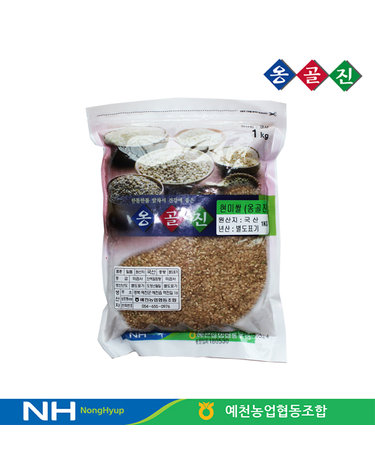 [보리보리] 예천농협 옹골진 국내산 잡곡 현미쌀 1kg