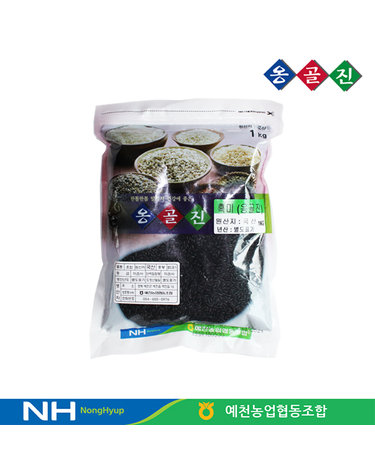 [보리보리] 예천농협 옹골진 국내산 햇 잡곡 흑미 1kg