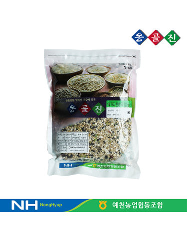 [보리보리] 예천농협 옹골진 국내산 잡곡 혼합곡12곡 1kg