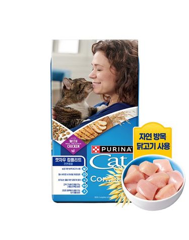 [보리보리] 퓨리나 캣차우 컴플리트 고양이 기능성 사료 2.86kg