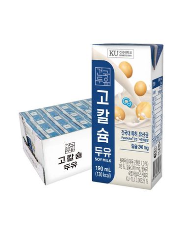 [보리보리] 고칼슘두유 190ml 24팩1박스