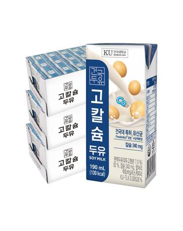 [보리보리] 고칼슘두유 190ml 72팩3박스