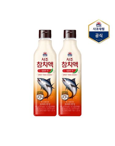 [보리보리] 참치액 칼칼한맛 500g X 2개