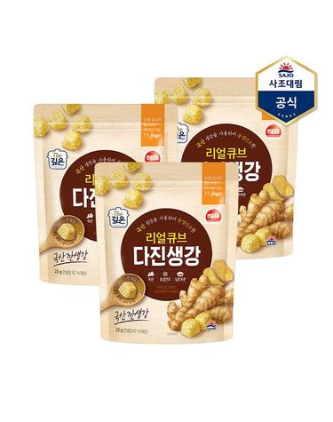 사조대림 [보리보리] 리얼큐브 다진생강 23g X 3개