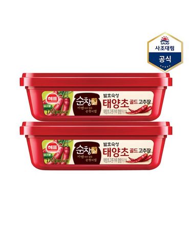 [보리보리] 순창궁 태양초골드 고추장 170g X 2개