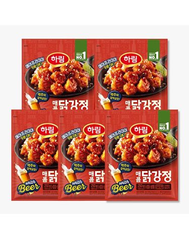 [보리보리]  매콤닭강정 250g 5봉