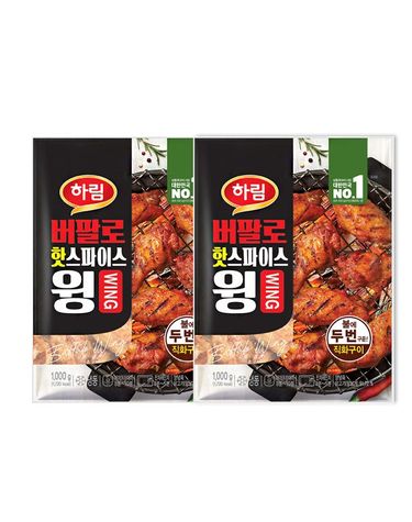 [보리보리]  버팔로핫스파이스윙 1kg 2봉