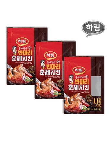 [보리보리]  반마리훈제치킨불맛소스 320g 3봉