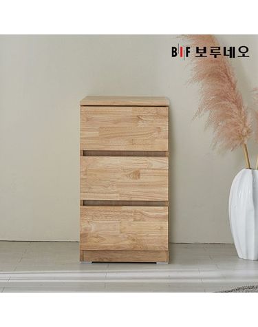 [보리보리] 앳홈 테드 러버 원목 400 3단 서랍장