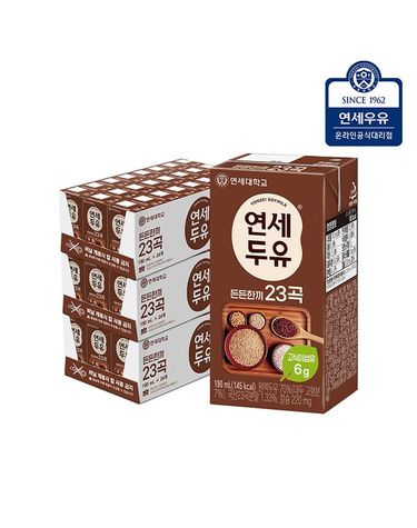[보리보리]  든든한끼 23곡 두유 190ml 72입