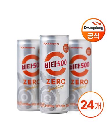 [보리보리]  비타500 제로 스파클링 250ml X 24캔