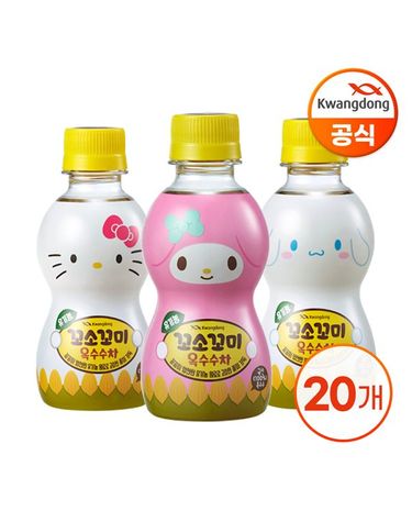 [보리보리]  산리오 꼬소꼬미 옥수수차 200ml X 20병