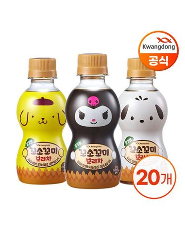 [보리보리]  산리오 꼬소꼬미 보리차 200ml X 20병
