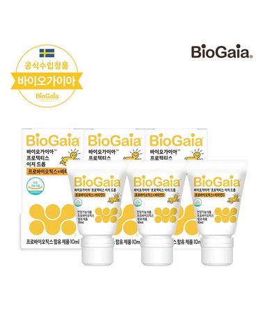 [보리보리]  프로텍티스 이지 드롭 프로바이오틱스 + 비타민 D 10ml 3개