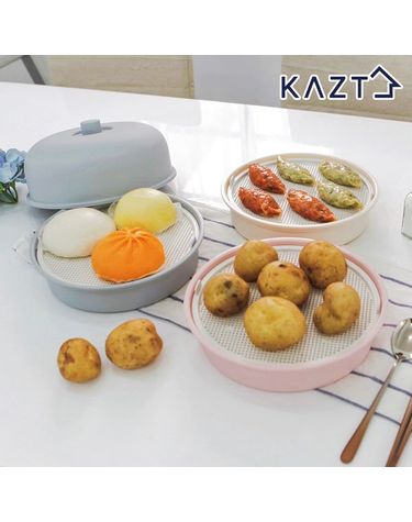 [보리보리] 마카롱 전자레인지 호빵 만두 계란찜기 1개
