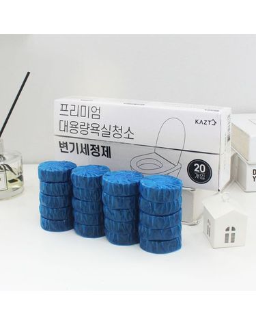 [보리보리] 대용량 욕실청소 변기세정제 50g 60개