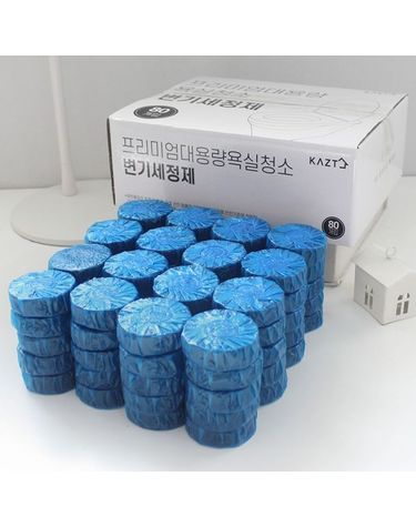[보리보리] 대용량 욕실청소 변기세정제 50g 80개