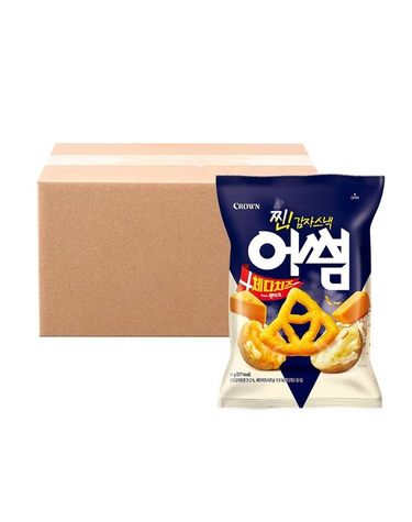 [보리보리] 크라운 어썸 체다치즈 45g 16개