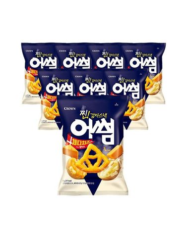 [보리보리] 크라운 어썸 체다치즈 45g 8개