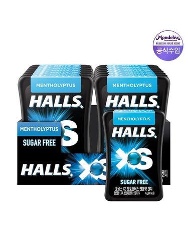 [보리보리] 호올스 XS 멘토립터스 멘톨향 캔디, 15g, 12개