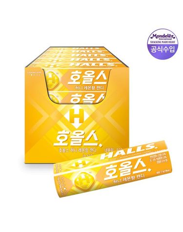 [보리보리] 호올스 스틱 허니레몬 캔디 27.9g 20개