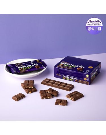 [보리보리] 캐드베리 데어리 밀크 헤이즐넛 32g x 12개입