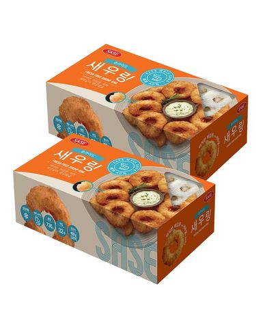 [보리보리]  후라이드 새우링 736g 2팩