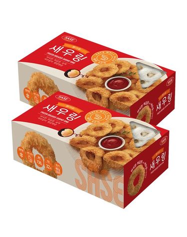 [보리보리]  빵가루 새우링 736g 2팩