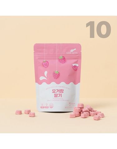 [보리보리]  동결건조 요거트큐브 요거랑 딸기 10개 세트