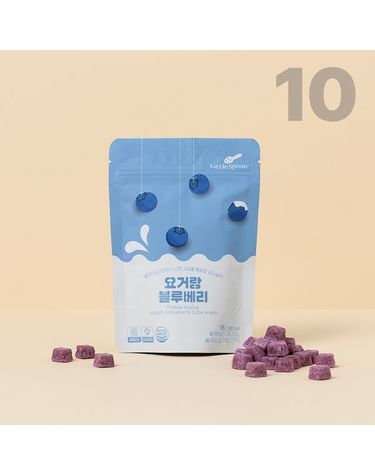 [보리보리]  동결건조 요거트큐브 요거랑 블루베리 10개 세트