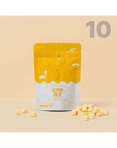 [보리보리]  동결건조 요거트큐브 요거랑 망고 10개 세트