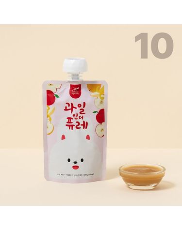 [보리보리]  국산 과일 퓨레/ 과일 인 더 퓨레 10개 세트
