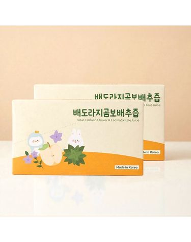 [보리보리]  배도라지곰보배추즙 2BOX총 20팩