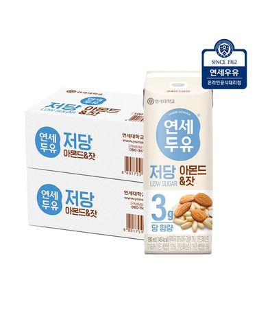 [보리보리] 연세두유 저당두유 아몬드잣 48팩