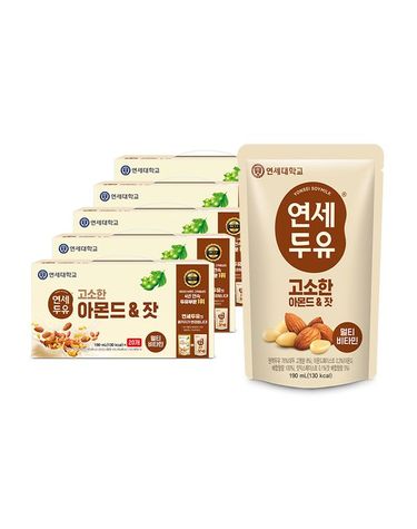 [보리보리] 연세두유 아몬드잣 두유 파우치 100팩