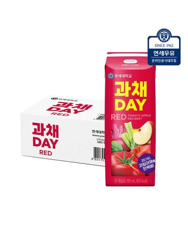 [보리보리] 연세유업 과채데이 과채음료 레드 24팩