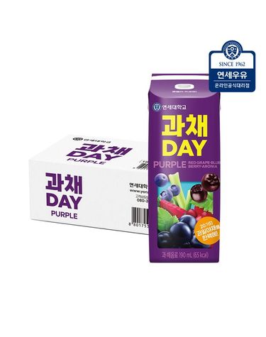 [보리보리] 연세유업 과채데이 과채음료 퍼플 24팩