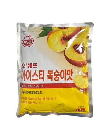 [보리보리]  오쉐프 아이스티 복숭아맛 1kg